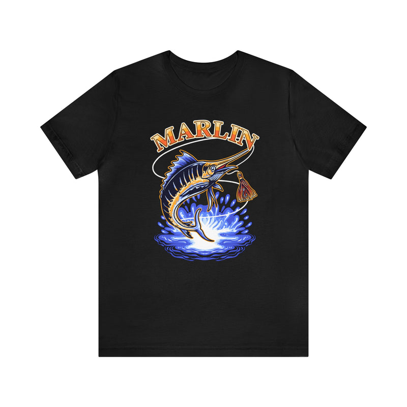 Marlin graphic fish tshirt