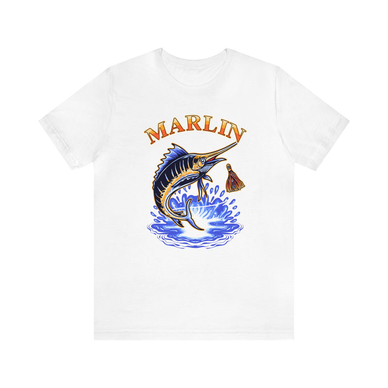 Marlin graphic fish tshirt