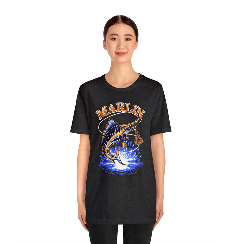 Marlin graphic fish tshirt