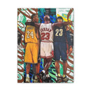 Iconic Basketball Legends Canvas Art Print - Tribute to Kobe, Jordan, and LeBron