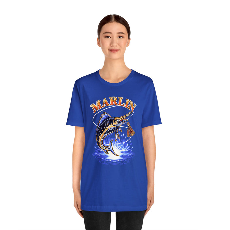 Marlin graphic fish tshirt