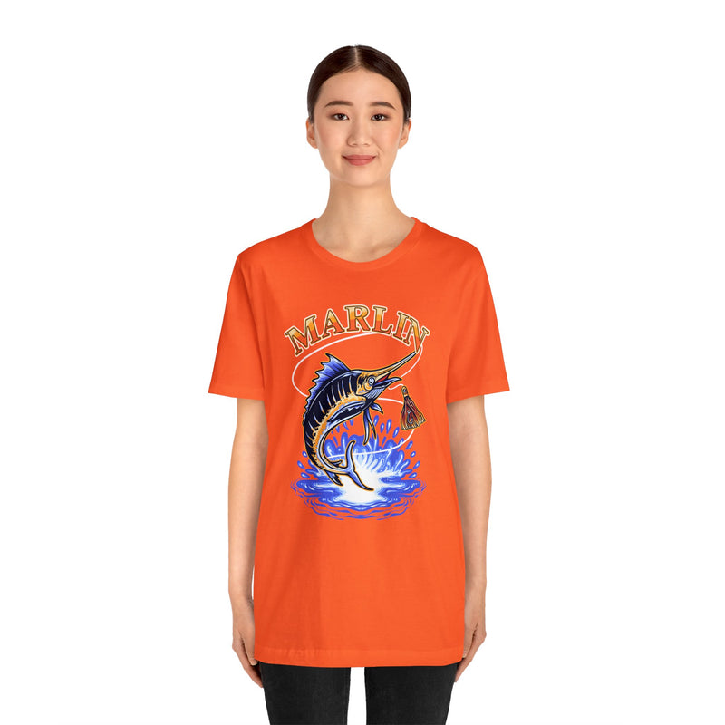 Marlin graphic fish tshirt