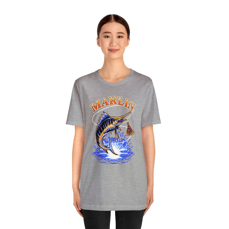 Marlin graphic fish tshirt