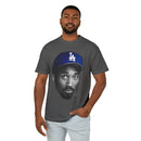 T-Shirt Kobe Bryant Face with LA Hat Men's Women's Unisex Cotton Tee