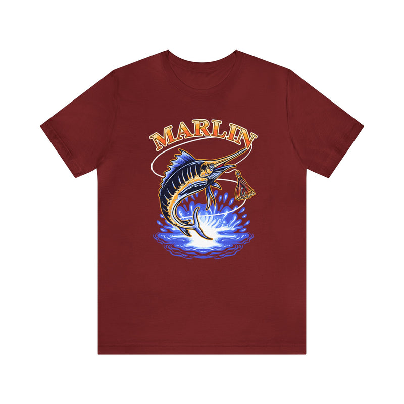 Marlin graphic fish tshirt