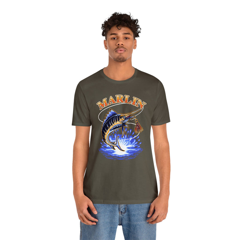 Marlin graphic fish tshirt