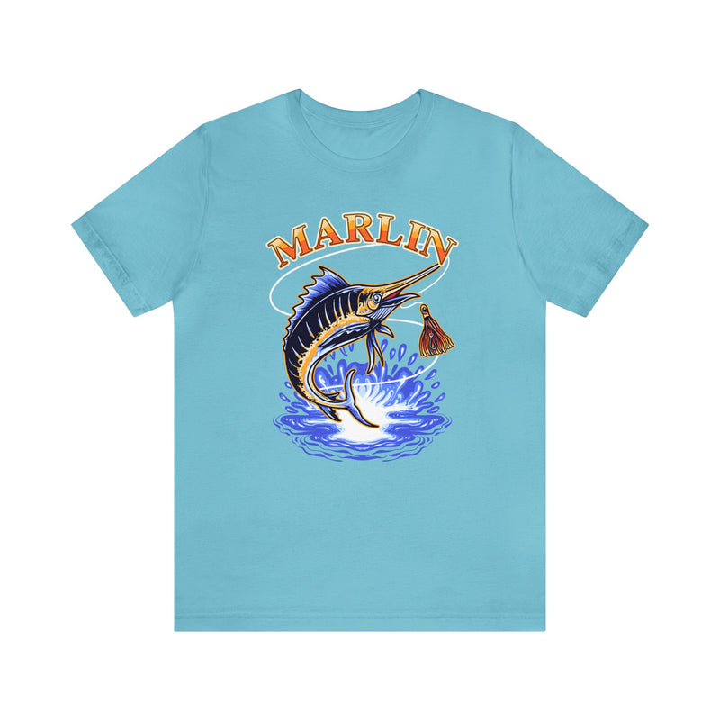 Marlin graphic fish tshirt