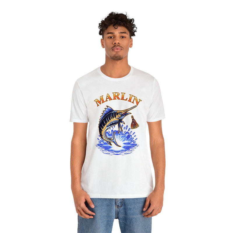 Marlin graphic fish tshirt