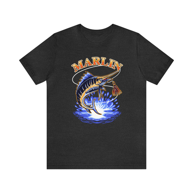 Marlin graphic fish tshirt