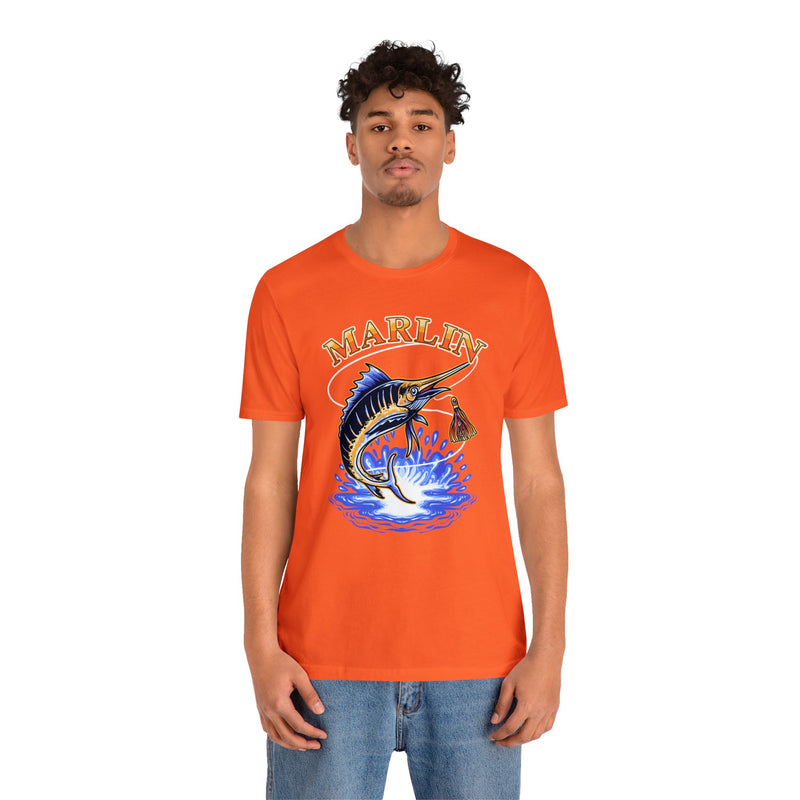 Marlin graphic fish tshirt