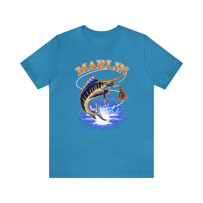 Marlin graphic fish tshirt