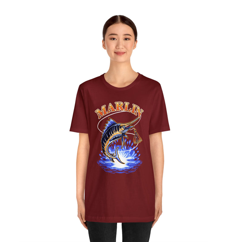 Marlin graphic fish tshirt