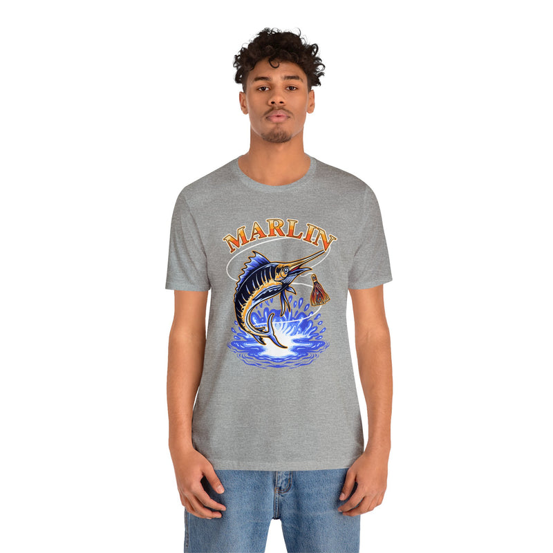 Marlin graphic fish tshirt