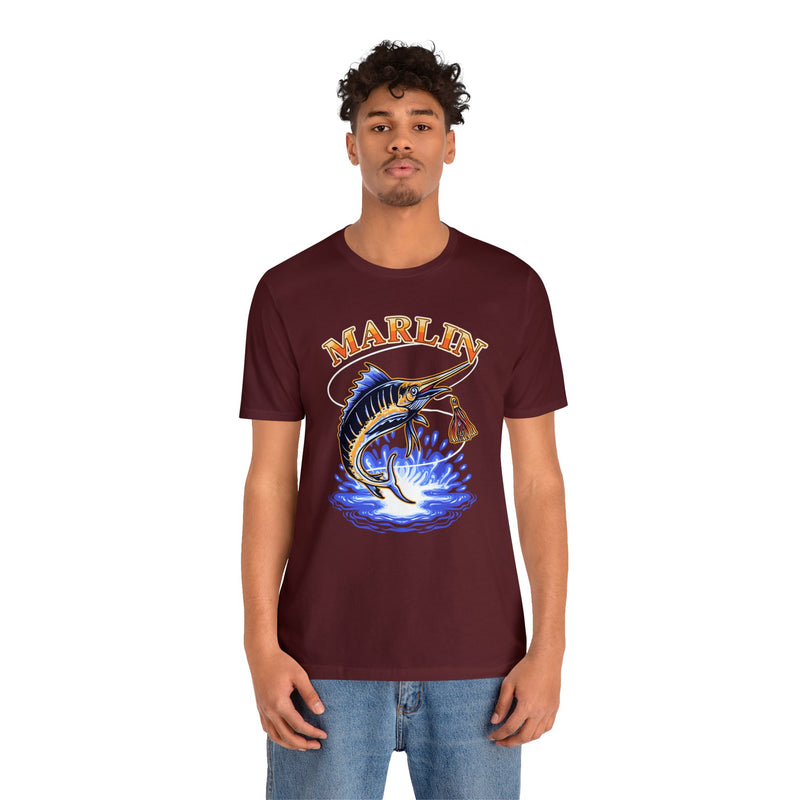 Marlin graphic fish tshirt