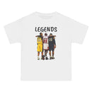 Basketball Legends Kobe Bryant Michael Jordan Lebron James Basketball GOAT Tribute Graphic T-Shirt