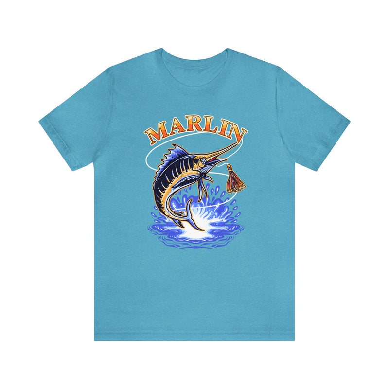 Marlin graphic fish tshirt